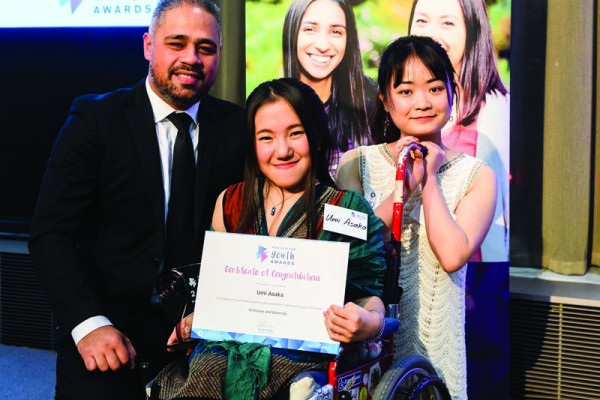 OUSA International Officer Wins at NZ Youth Awards