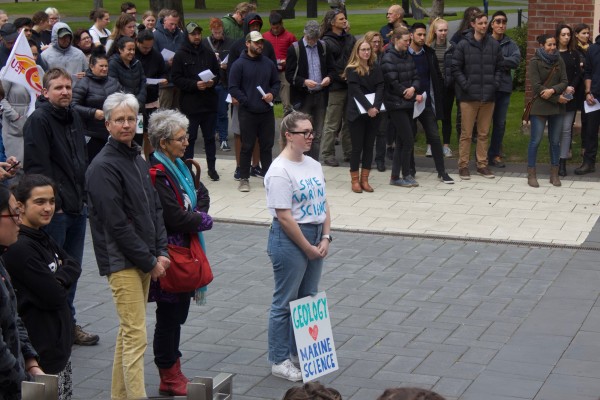 250 Students and Staff Rally Against Marine Science Cuts
