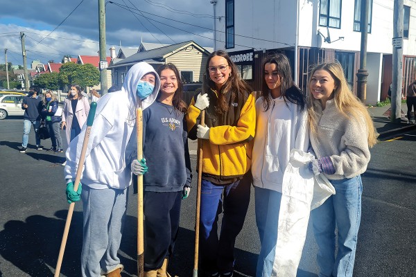 Castle Residents Pitch In To Clean Up Their Street