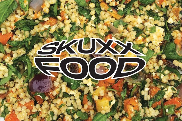 Skuxx Food | Israeli couscous and roast vegetable salad