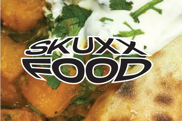 Skuxx Food | Pumpkin, spinach, chickpea curry
