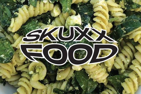 Skuxx Food | 4-ingredient pesto pasta