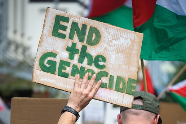 From the Museum Lawn to the Octagon Palestine Will Be Free! 