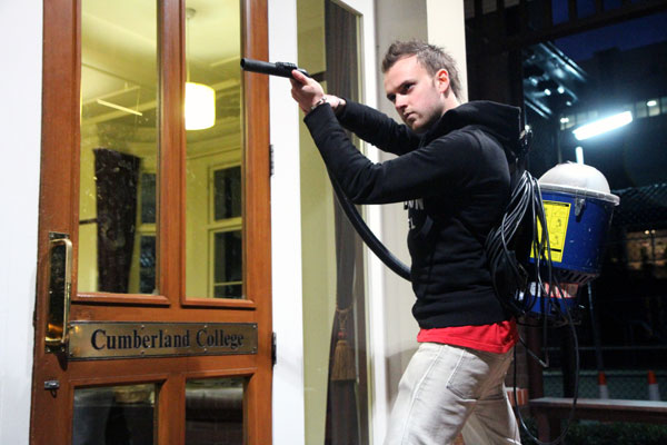 Cumberland  College Terrorised by Ghost