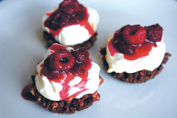 Mini Raspberry  Citrus Cheesecakes