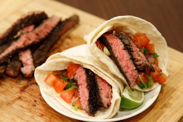 Juicy Steak and Lime Salsa Bundles