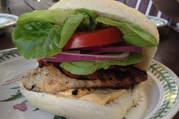 Chipotle Chicken Burgers