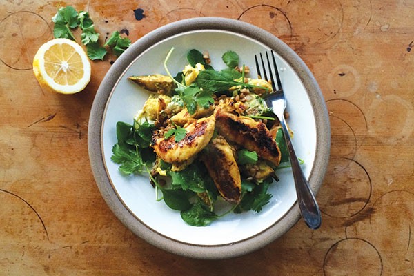 Spicy Roasted Winter Vegetable Lentil Salad