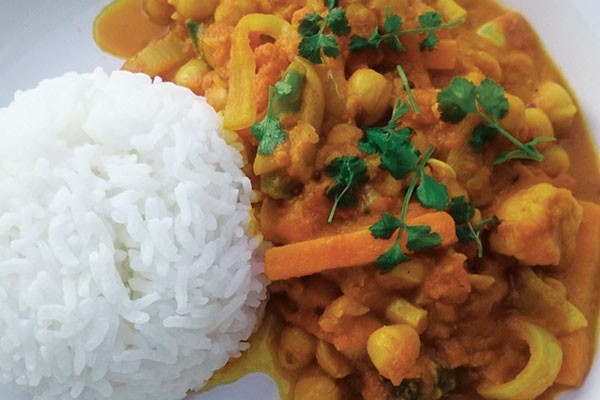 Coconut Chole Curry