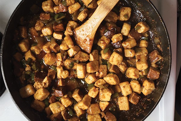 Teriyaki Quorn & Tofu Donburi