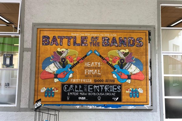OUSA Battle of the Bands Poster Culturally Insensitive