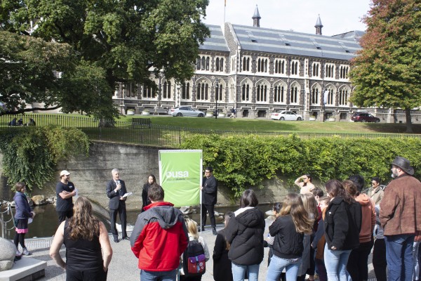 Otago Staff and Students Rally For Postgrad Allowances 