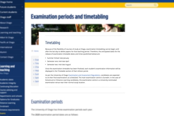 Vice-Chancellors Frustrating Response to Exam Timetable Complaint