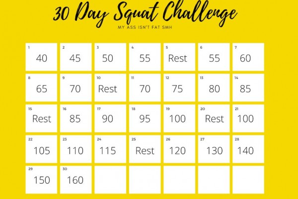 Don't do the 30 Day Squat Challenge